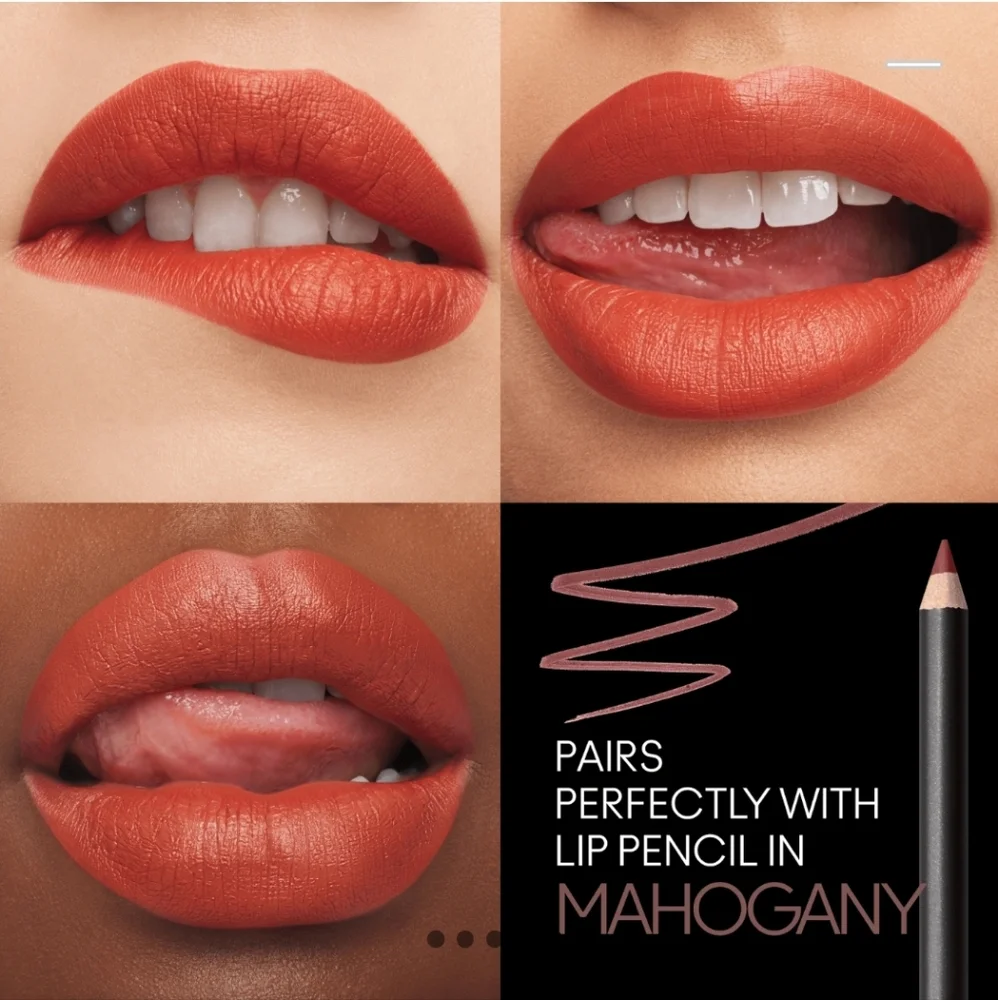 Macximal Silky Matte Lipstick Sugar Dada Brown Orange Red Brand New in Box
